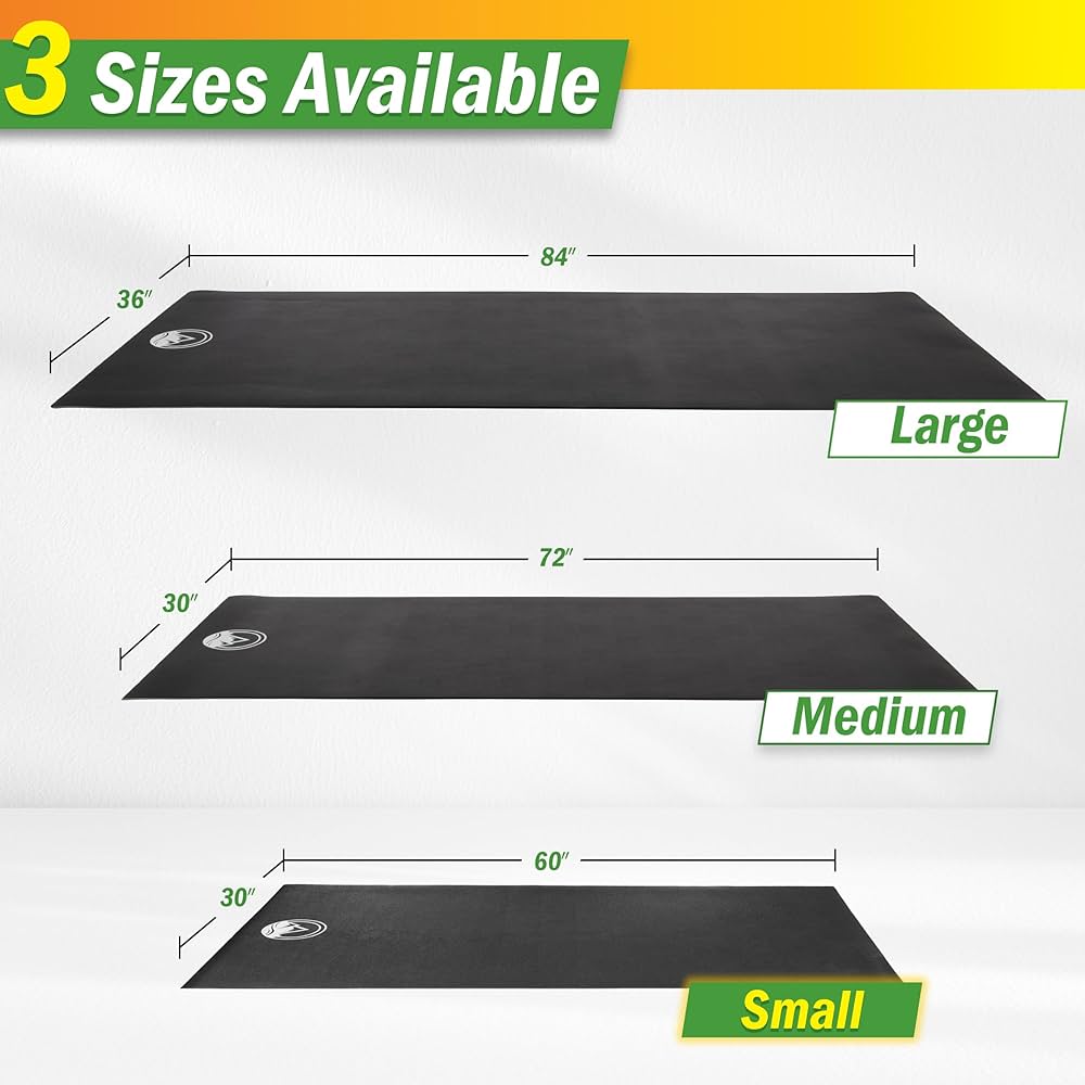 Amazon.com : Exercise Bike Mat - 30x60in Non-Slip Waterproof